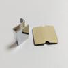 Vitrina de cristal con tirador adhesivo para puerta, clip para puerta, tirador acrílico, clip para puerta de cristal de hierro