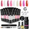 Set de Herramientas de Uñas Artísticas Integral Transfronterizo 6+4 Esmalte de Uñas Gel Gel de Extensión Lámpara para Uñas de Gel Máquina Pulidora Accesorios Set Completo