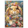 Pintura de Diamante de Animais Pequenos Fofos Lindo Diamantes Redondos Diamantes Completos Sala de Estar Quarto de Crianças Pintura Decorativa Pendurada Fábrica Direta