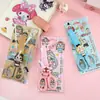 Nuevas Tijeras de Manualidades Infantiles Snoopy, Lindas y Estéticamente Agradables, Tijeras de Acero Inoxidable para Cortar Papel, Materiales de Papelería para Estudiantes