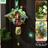 Decoraciones Nuevas para el Festival del Bote del Dragón 2026: Colgantes de abanico de bambú, Bolsitas para el Festival del Bote del Dragón, Colgantes para manijas de puerta y puertas de entrada, Decoración ambiental