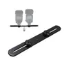 Suporte Duplo para Celular Barra Transversal Suporte Reto Tripé de Metal Cabeça de Tripé Placa de Base Suporte para Luz de Preenchimento