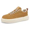 Zapatos de Skate Casuales de Suela Gruesa Estilo Retro de Caña Baja para Hombre Joven Nuevo Estilo Antideslizantes Resistentes al Desgaste para Viajes Diarios Deportivos Modernos Zapatos para Hombre