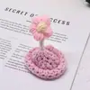 Novos Acessórios Chapéu de Tricô com Flor de Galho Roupas de Boneca Acessórios Roupas Ornamento Fofo Figura de Caixa Surpresa Chapéu Novo