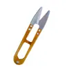 Tijeras Pequeñas en Forma de U, Tijeras para Hilo de Punta Redonda, Tijeras de Costura, Tijeras de Sastre, Tijeras para Hilo con Resorte, Tijeras para Hilo, Venta al por Mayor, Eliminación de Costuras, Transfronterizo