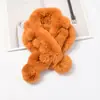 [Doble bola 12 bolas] Versión coreana de bufanda de felpa de imitación de piel de conejo Rex para mujer, bufanda cálida de otoño e invierno para estudiantes, jersey
