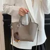 Bolsos de Moda Tendencia, Bolsos Cruzados, Nuevos Bolsos de Hombro para Mujer, Bolsos Cubo Populares Versátiles, Estilo Coreano de Moda, Sencillo y de Nicho