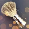 Herramientas de aseo personal para hombre Set manual de afeitado Navaja Brocha para barba de pelo de tejón Bol de almacenamiento Soporte para navaja