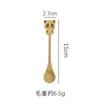 Colheres de Bambu Desenho Animado Atacado, Colheres de Madeira Natural, Colheres Pequenas Criativas, Colheres de Mel para Crianças, Colheres para Mexer Café, Colheres de Arroz, Alto Valor Estético