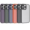 Adequado para Iphone16Promax Capa de Celular Semi-Transparente Fosca Dois em Um Apple 15 Capa Protetora Semi-Transparente 14