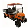 Carrito de golf eléctrico, vehículo de patrulla turística y para recorridos escénicos con caja de carga, vehículo todoterreno transfronterizo