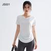 Camiseta Deportiva de Manga Corta para Mujer Nueva Transpirable Ropa de Yoga Tops Tallas Grandes Look Adelgazante Secado Rápido Ropa de Fitness