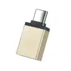 Adaptador USB para Teléfono Móvil Tipo C a USB 2.0 Aleación de Aluminio Adaptador OTG Convertidor de Ratón Teclado TPC