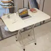 Mesa Dobrável, Retangular, de Pernas Altas, Mesa Dobrável, Pequena Mesa de Jantar Retrátil Doméstica, Mesa Simples e Minimalista para Dormitório
