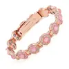 Pulseira Magnética de Energia Destacável Moda Europeia e Americana Popular Transfronteiriça Liga Ecológica com Cravação de Diamantes Pulseira Ajustável Feminina
