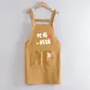 Delantal Publicitario con Impresión de Logo Personalizado y Patrón, Delantal de Camarero de Cocina y Catering, Uniforme de Trabajo, Impermeable y a Prueba de Aceite