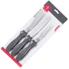 Espátula para crema de tres piezas al por mayor, cuchillo desmoldante para pasteles, juego de cuchillos alisadores de acero inoxidable, raspador para hornear