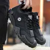 Sapatos Masculinos de Solado Macio, Sapatos de Trabalho Impermeáveis de Couro Preto, Novos Sapatos de Trabalho Leves Antiderrapantes na Ponta do Pé para Primavera, Sapatos Modernos