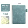 Caderno Lateral com Design Leve, Fiação Plana e Capa Personalizada de PU de Alta Qualidade, Tamanho A5, com Papel Engrossado