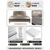 Cama Minimalista Italiana Oreja de Elefante Piel Genuina Moderna Simple 1.8m Doble Recámara Principal Cama Grande Tapicería Suave Almacenamiento Cama Silenciosa