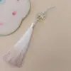 Colgante de borla degradado de gato nuevo Guanshan Yue 12CM Espiga Cheongsam Hanfu Ropa para niños Colgante Colgante colorido