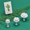 Trébol Plástico Resorte Imitación Pastel Real Galleta Decoración Molde para Hornear Molde para Galletas Herramienta para Hornear