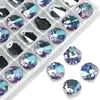 Acessórios de Pingente de Cristal para Joias DIY Estrela Coração de Pêssego Lua Estrela do Mar Urso Folha de Bordo Multitamanho Colorido Furo para Pendurar