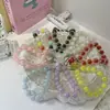 Cordão para Celular Corrente para Celular Curta Estilo Ins Contas de Cristal Macaron Corrente para Pendurar Sling Pingente Ccd Modelo Popular Feminino