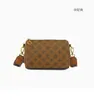 Bolsas para Mujer 2025 Nuevo Diseño de Nicho Estampado de Letras Bolso de Hombro de Moda Transversal Cilíndrico para Mujer