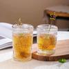 Taza Vintage en Relieve de Celebridad de Internet Phnom Penh Girasol Vaso de Vidrio Vaso para Agua Vaso para Bebidas Frías de Restaurante Vaso para Jugo Vaso con Patrón de Glaciar