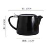 Bule de Chá Cerâmico, Cafeteira Estilo Nórdico com Filtro, Bule de Chá para Hotel, Restaurante, Escritório, Bule de Chá Florido para Preservação da Saúde