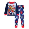 Ropa Nueva para Niños Manga Larga Niño Niño Bebé Dibujos Animados Manga Larga Avión Traje para Casa Pijama k212