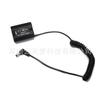 Compatible con cámara Fuji XT4 XT-5 GFX 50SII, batería falsa NP-W235, cable de resorte macho DC5.5.