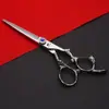 Tijeras de Peluquería de Gama Alta para Uso Profesional, Modelo con Mango de Dragón de Acero Inoxidable, Nuevas Tijeras de Diente Plano para Adelgazar y Recortar el Cabello, Tijeras para Flequillo