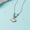 Ruyi Lock Colar Feminino Fritillaria Long Life Lock Clavícula Cadeia Nicho Design Estilo Coreano Nova Namorada Presente
