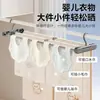 Estante Retráctil para Toallas para Uso Doméstico, Tendedero de Balcón para Sábanas y Fundas de Edredón, Tendedero de Hotel, Estante Telescópico Colgante de Acero Inoxidable