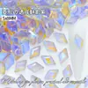 5*8mm Rombo Manicure Retangular Diamante Quatro Cantos Cubo de Açúcar Diamante Fundo Afiado Micro Diamante Manicure Decorativa Diamante de Manicure Atacado