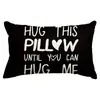 Fundas de Almohada Personalizadas para el Día de San Valentín Transfronterizas, Decoración de Atmósfera Festiva, Fundas de Cojín para Sofá del Hogar, Fundas de Cojín en Forma de Corazón para Dormitorio