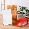 Venta al por mayor directa de fábrica bolsa tridimensional con cremallera bolsa autosellante bolsa para té bolsa de papel de aluminio bolsa para envasado de alimentos se puede fijar LOGO