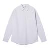 Camisa Simples de Manga Longa com Listras Clássicas Oxford para Homens Nengmeng, Jaqueta Camisa Casual de Manga Longa Estilo Japonês para Primavera