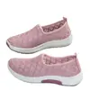 Zapatos de Mujer al por Mayor Nuevos Zapatos de Tela de Verano Planos Calados Zapatos de Malla para Mujer Zapatos Deportivos Casuales Zapatos Planos Cómodos