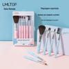 Conjunto de 6 Pincéis de Maquiagem Lmltop Pincel para Pó Solto Sombra Labial Sobrancelha Ferramenta de Maquiagem L0965