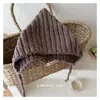 Gorro de Bebé Otoño e Invierno Nuevo Gorro de Lana Hombres y Mujeres Bebé Cálido Lindo Gorro Puntiagudo Versátil Gorro Tejido con Protección para las Orejas