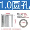 Terminal de Aluminio de Figura de Ocho No Estándar, Tubo de Aluminio de Doble Agujero en Figura de Ocho, Tubo Redondo Hueco, Tubo Cuadrado, Hebilla de Abrazadera de Aluminio para Cable de Acero Redondo Ovalado