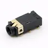 Conector para auriculares de doble columna PJ-242 de 2.5 mm conector de audio 3+3 orificio para auriculares PJ242 parche de seis pines