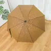 Venta al por mayor del fabricante Nuevo Paraguas Coreano Creativo Esmerilado con Letras Paraguas Recto Totalmente Automático para el Sol Paraguas Multifuncional para el Sol