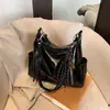 Bolso de Mano Estilo Coreano Transfronterizo, Bolso Cruzado Moderno y Elegante, Bolso de Mujer, Bolso de Moda Grande para el Trabajo, Bolso Tote Retro