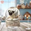 Impresión Plana Transfronteriza 2D Plano Rotación 360 Perro Pug Lindo