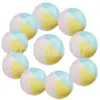 Anillos Inflables para Nadar de Color Macarrón de Stock Listo del Fabricante, Pelotas de Playa Inflables de Color Caramelo, Pelotas Inflables para Fiesta en la Playa