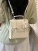 Mochila de Viaje Color Sólido Estilo Universitario Coreana para Mujer 2026 Nueva Tendencia Bolso de Mano de Nicho Bolso de Hombro Cruzado